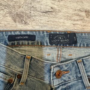 Lucky Brand Blue Ankle Cropped Jeans